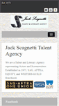 Mobile Screenshot of jackscagnettiagency.com